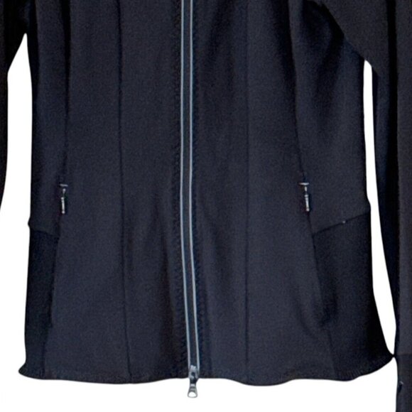 Athleta Women's Ridge Zip Front Jacket Black Front Zip Stretch Size S - Picture 4 of 7